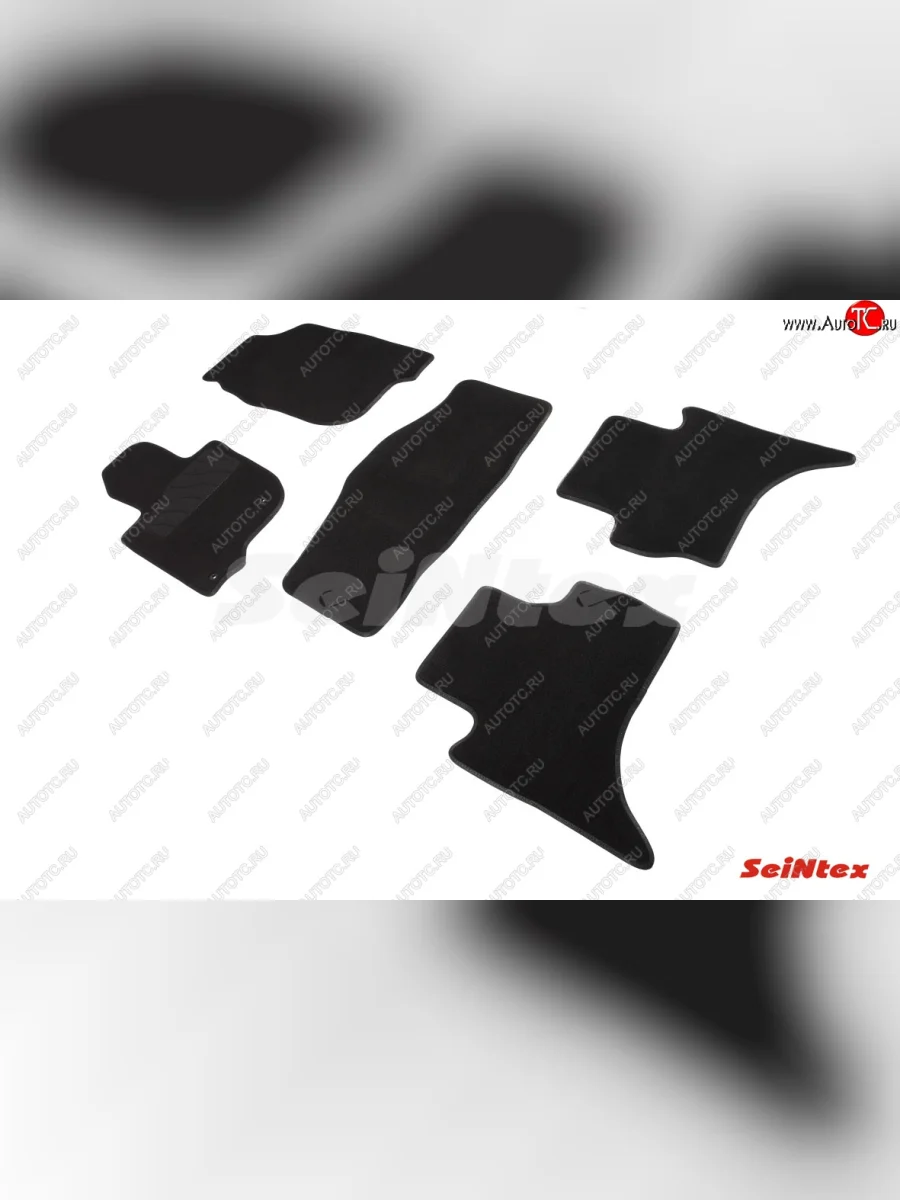 Комплект ворсовых ковриков в салон Seintex Mitsubishi L200 5 KK,KL дорестайлинг (2015-2019)  в Керчи Республика Крым