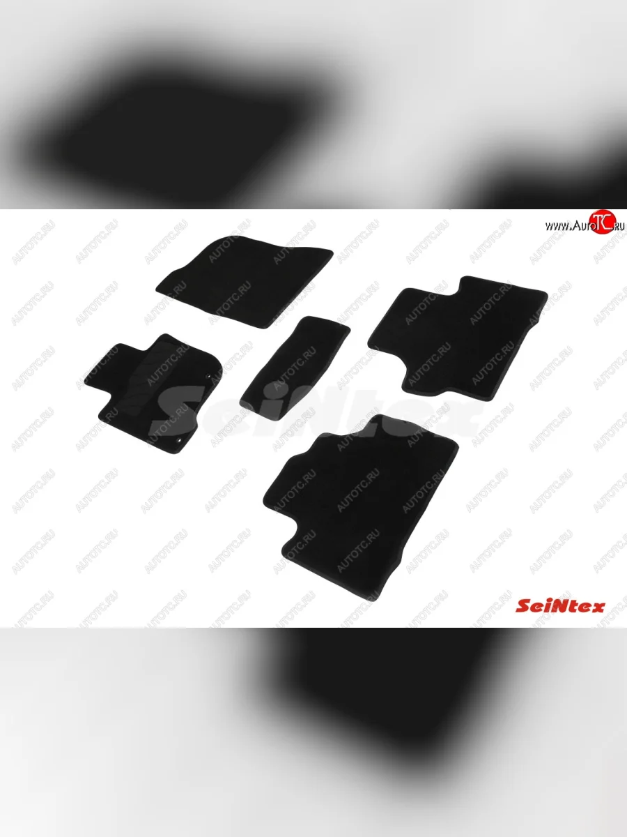Комплект ворсовых ковриков в салон Seintex Mitsubishi Pajero Sport QE дорестайлинг (2015-2021)  в Керчи Республика Крым