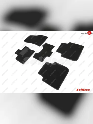 Комплект ворсовых ковриков в салон Seintex (5 мест) Skoda Kodiaq 1 NS7 дорестайлинг (2017-2021)