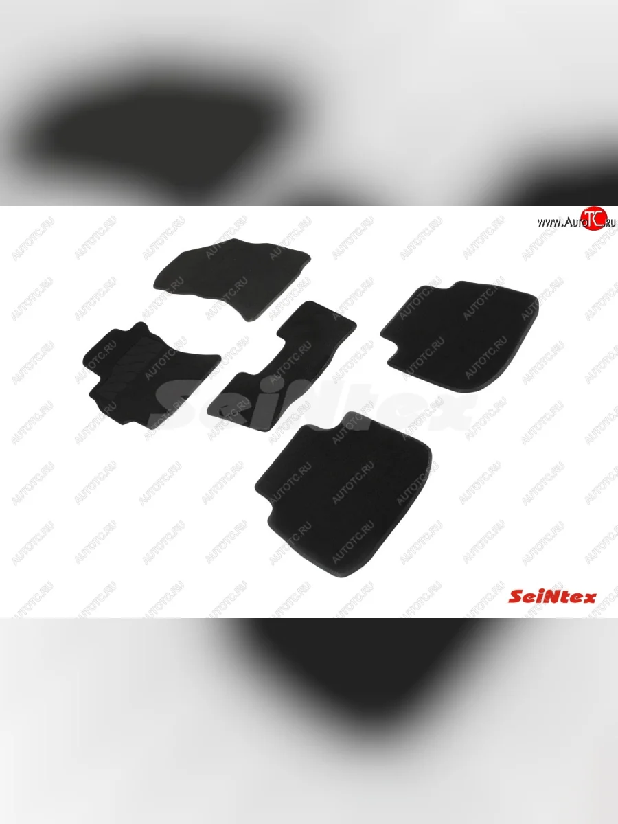 Комплект ворсовых ковриков в салон Seintex Subaru Outback BS/B15 дорестайлинг универсал (2014-2018)  в Самаре Самарской области