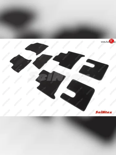 Комплект ворсовых ковриков в салон Seintex Toyota Fortuner AN160 дорестайлинг (2015-2020)