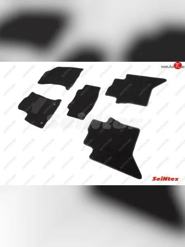Комплект ворсовых ковриков в салон Seintex Toyota Hilux AN120 1-ый рестайлинг (2017-2020)