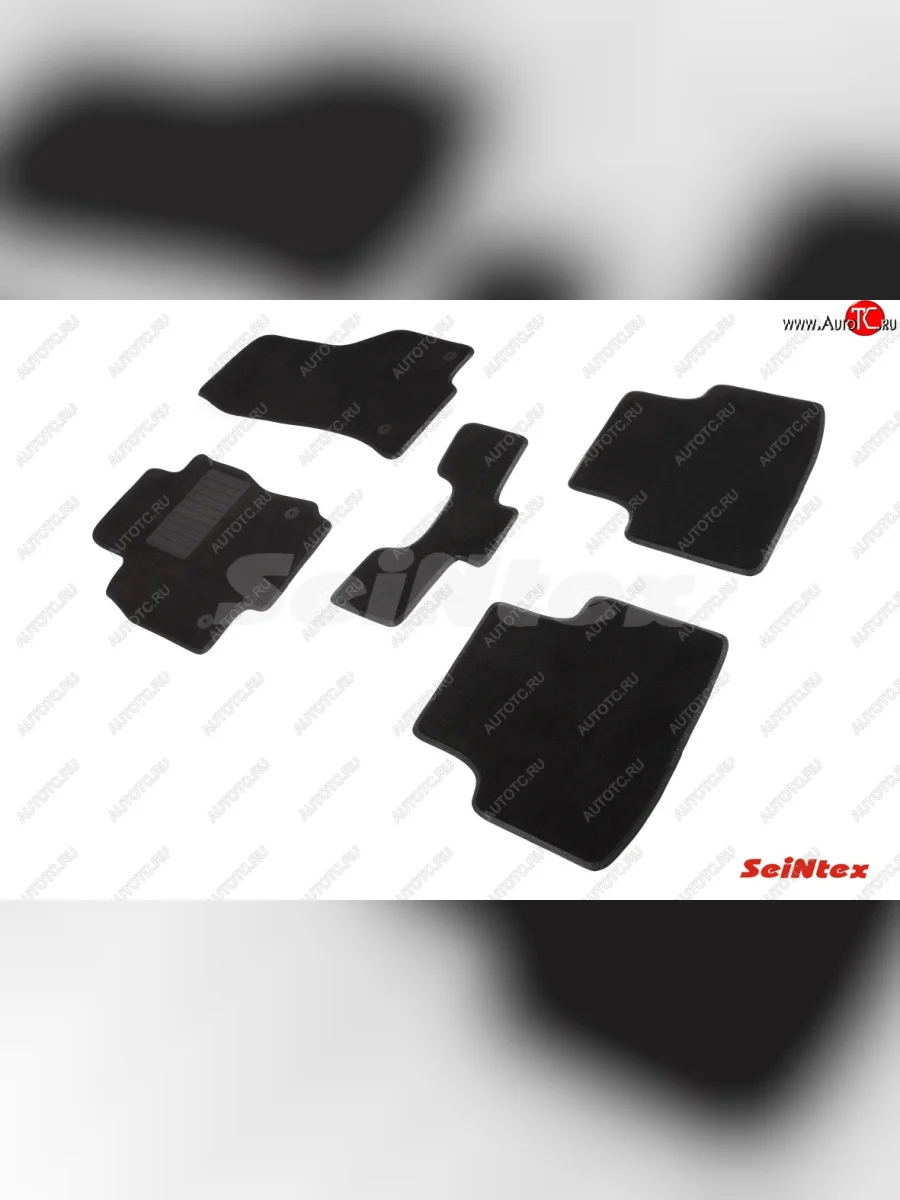 Комплект ворсовых ковриков в салон Seintex Volkswagen Passat B8 седан дорестайлинг (2015-2019)  в Керчи Республика Крым