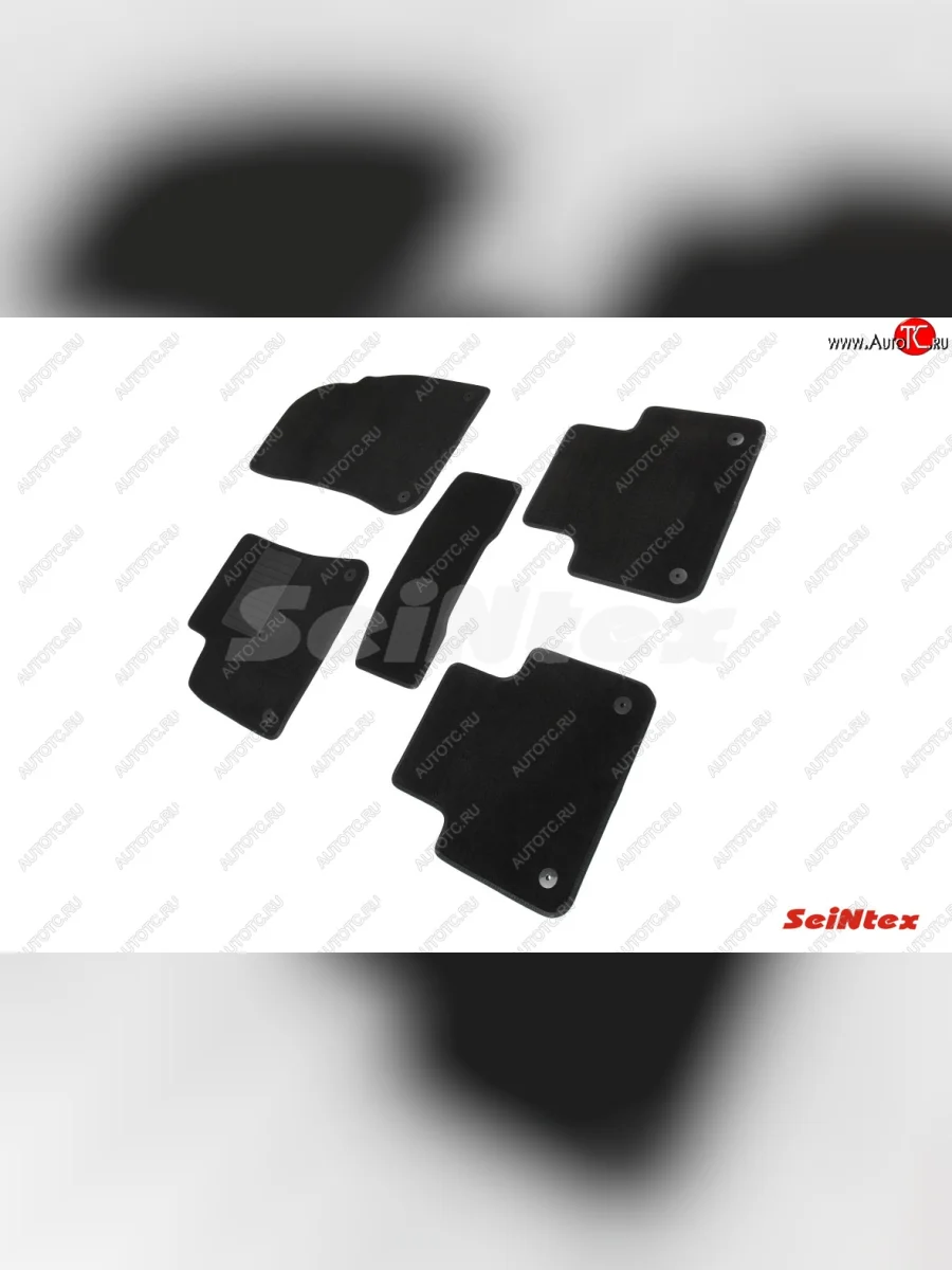 Комплект ворсовых ковриков в салон Seintex Volkswagen Touareg 3 CR дорестайлинг (2018-2022)  в Самаре Самарской области