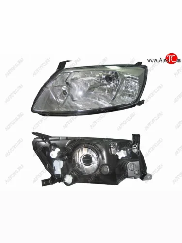 Левая фара SAT Лада ВАЗ Гранта 2190 седан  дорестайлинг (2011-2017)