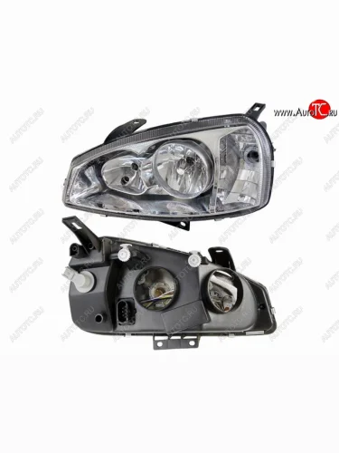 Левая фара SAT Лада ВАЗ Калина 1118 седан (2004-2013)