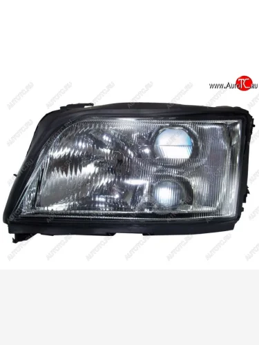 Левая передняя фара SAT (с туманкой) Audi A6 C4 универсал (1994-1997)