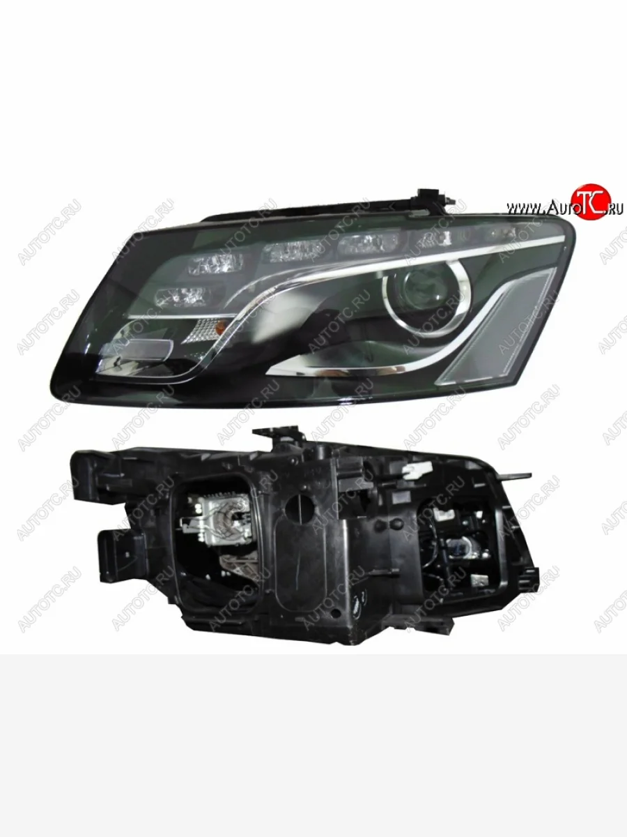 Левая фара (под ксенон / диод) SAT Audi Q5 8R дорестайлинг (2008-2012)  в Перми Пермском крае