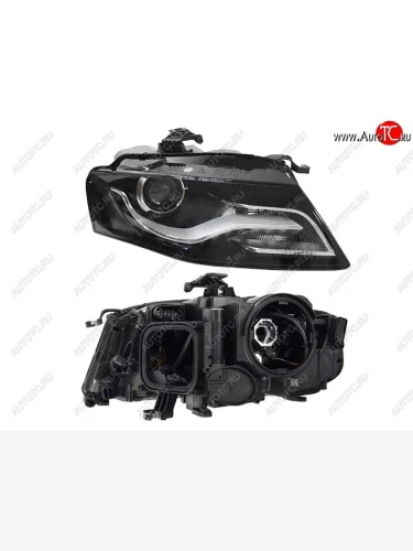 Правая передняя фара SAT (w/o AFS, ксенон) Audi A4 B8 дорестайлинг, седан (2007-2011)