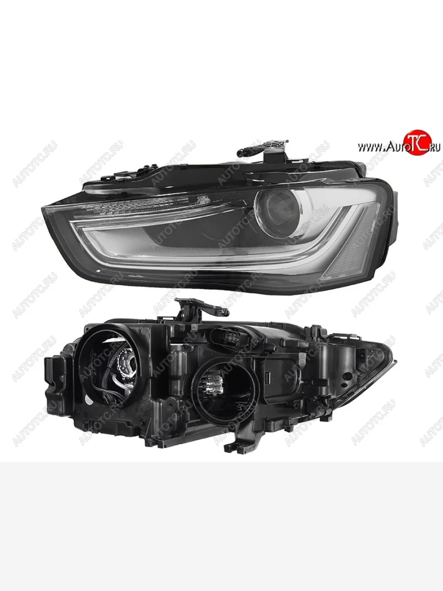 Левая передняя фара SAT (с электрокорректором, диодная, ксенон)  Audi A4 (2011-2015) B8  в Самаре Самарской области