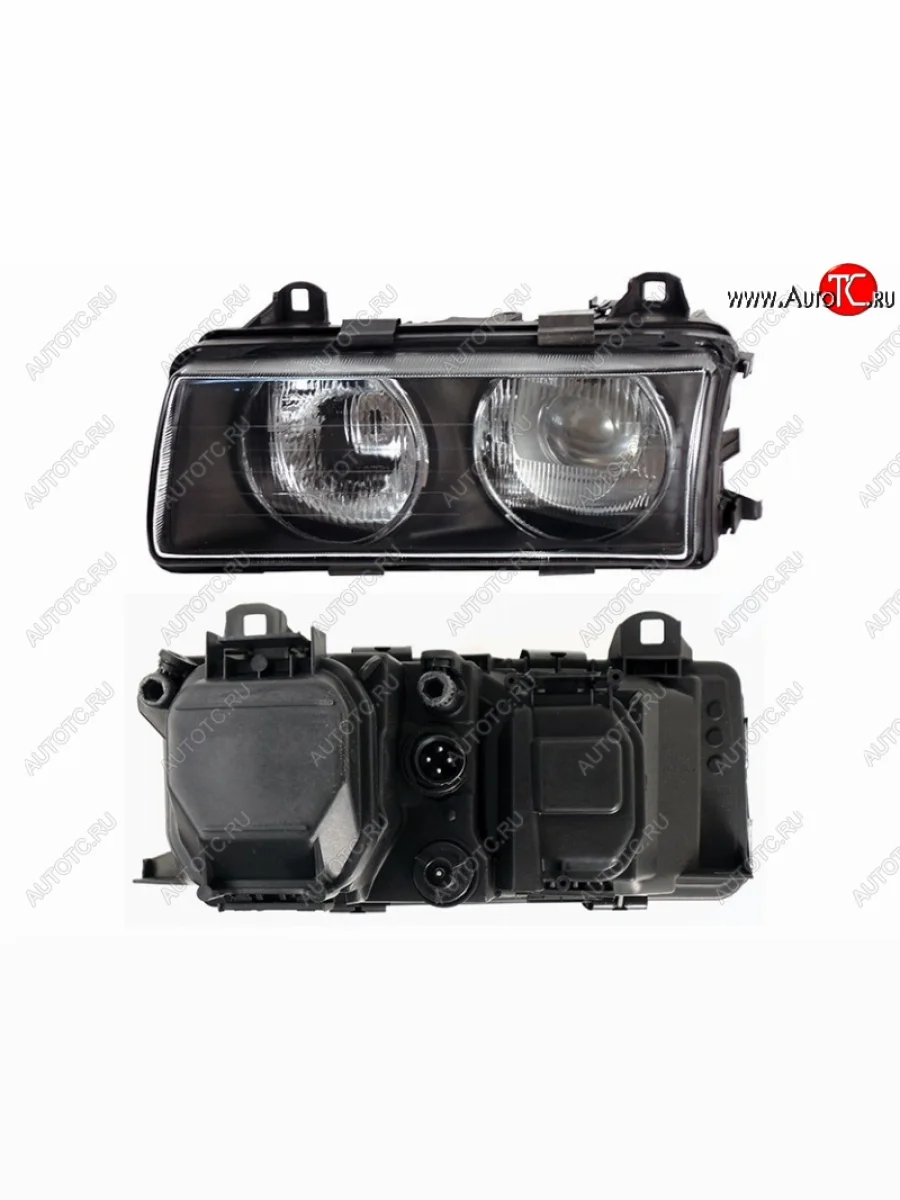 Левая передняя фара SAT (линза)  BMW 3 серия (1990-2000) E36  в Самаре Самарской области