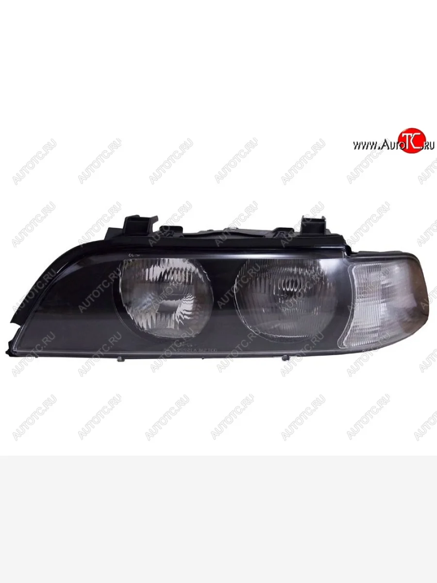 Левая передняя фара SAT (с белым габаритом)  BMW 5 серия (1995-2000) E39  в Самаре Самарской области