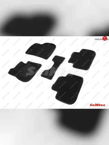 Комплект ворсовых 3D ковриков в салон Seintex BMW X4 G02 дорестайлинг (2018-2021)