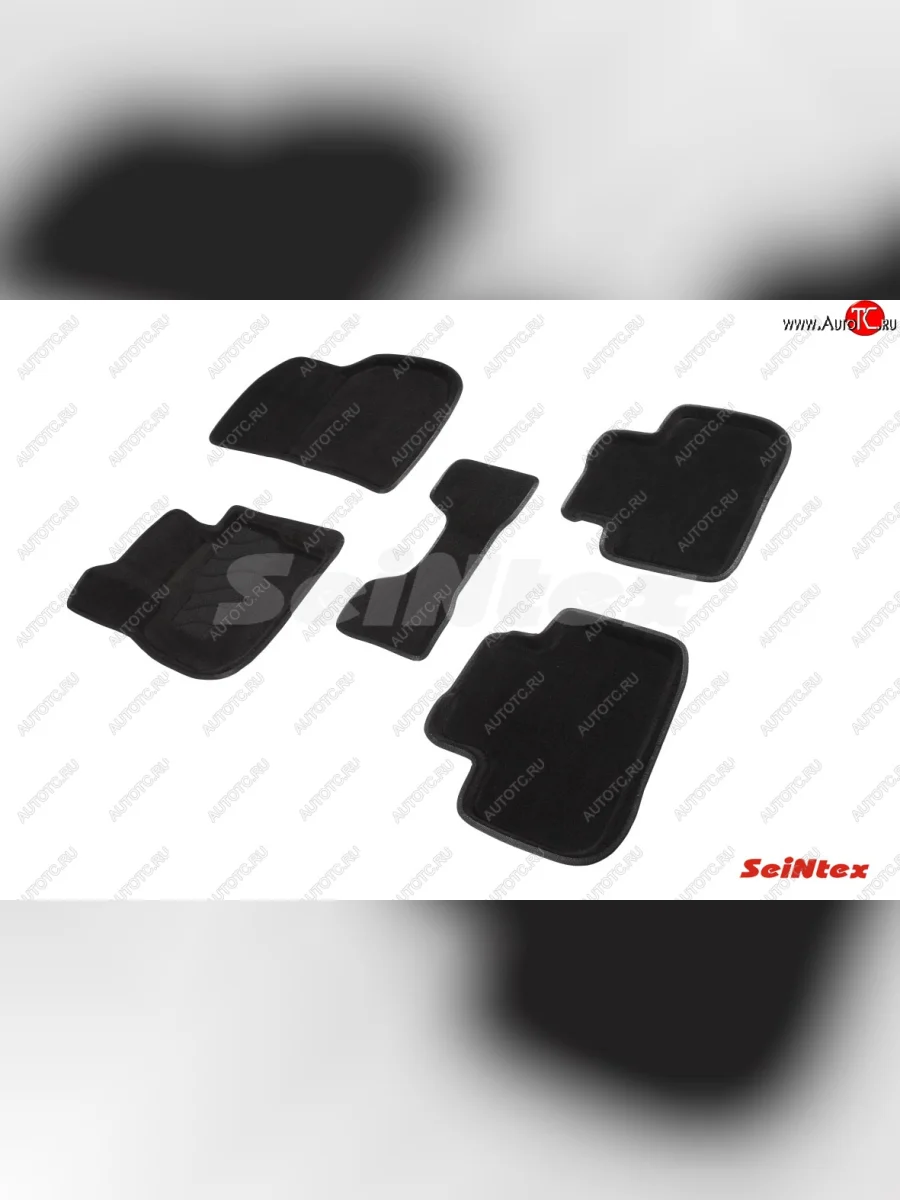 Комплект ворсовых 3D ковриков в салон Seintex BMW X4 G02 дорестайлинг (2018-2021)  с доставкой в г. Керчь