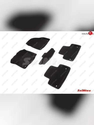 Комплект ворсовых 3D ковриков в салон Seintex (Бежевый) Land Rover Range Rover Evoque 1 L538 рестайлинг 5 дв. (2015-2018)