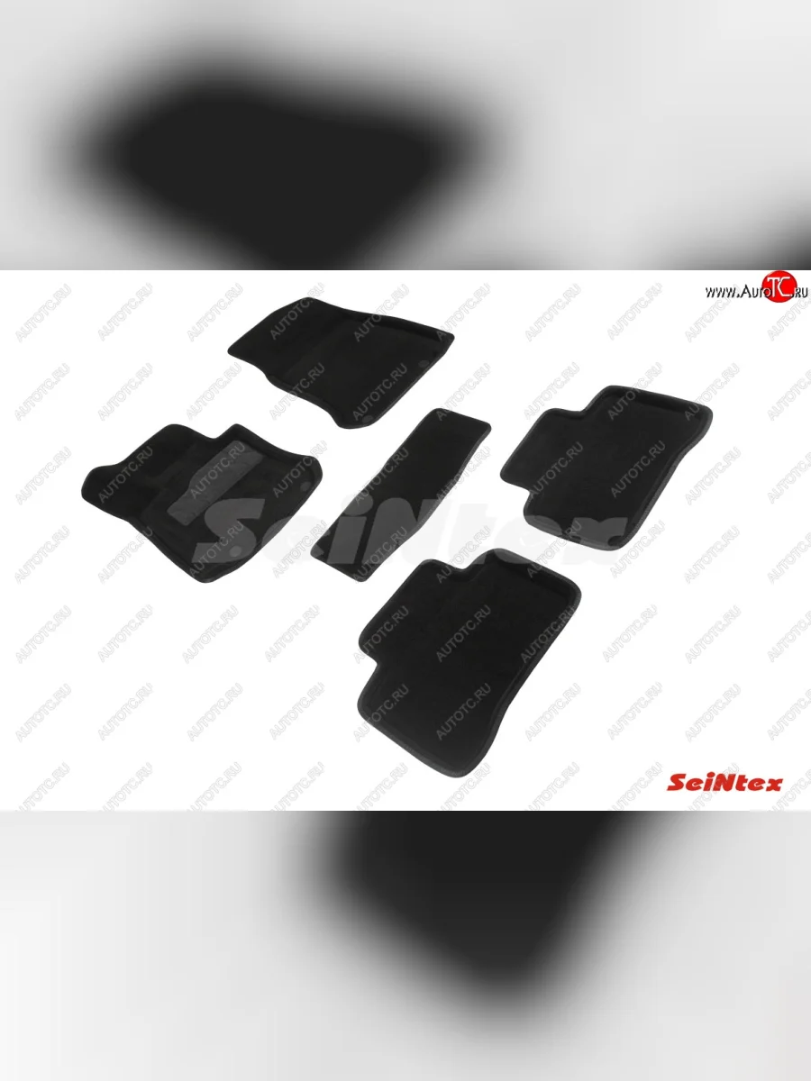 Комплект ворсовых 3D ковриков в салон Seintex Mercedes-Benz GLC class X253 (2015-2023)  с доставкой в г. Керчь