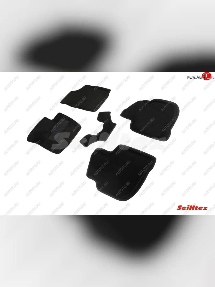Комплект ворсовых 3D ковриков в салон Seintex Skoda Rapid NH1 хэтчбэк рестайлинг (2015-2020)  в Перми Пермском крае