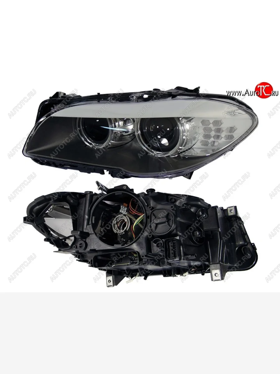 Левая передняя фара SAT (ксенон, LED) BMW 5 серия F10 седан дорестайлинг (2009-2013)  в Керчи Республика Крым