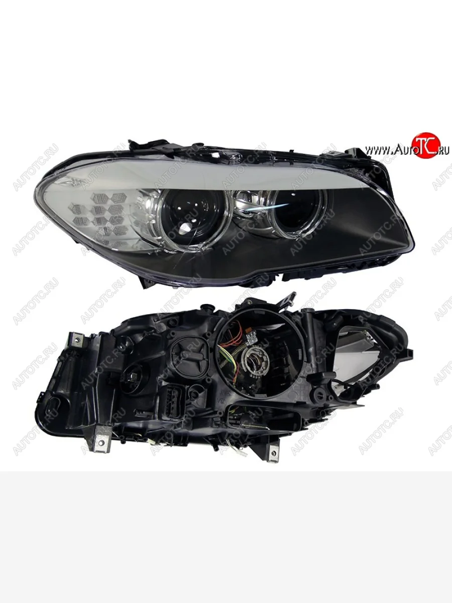Правая передняя фара SAT (ксенон, LED) BMW 5 серия F10 седан дорестайлинг (2009-2013)  в Самаре Самарской области