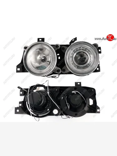 Левая передняя фара SAT (линза) BMW 5 серия  E34 - 7 серия  E32