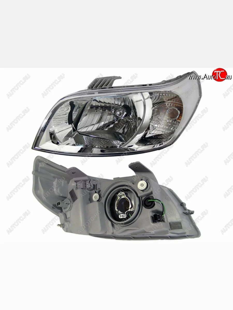 Левая передняя фара SAT Chevrolet Aveo T250 хэтчбек 5 дв рестайлинг (2006-2011)  в Керчи Республика Крым