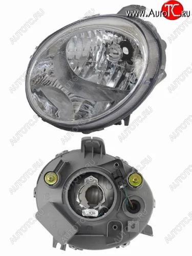 Левая передняя фара SAT (электрокорректор) Daewoo Matiz M150 рестайлинг (2000-2016)