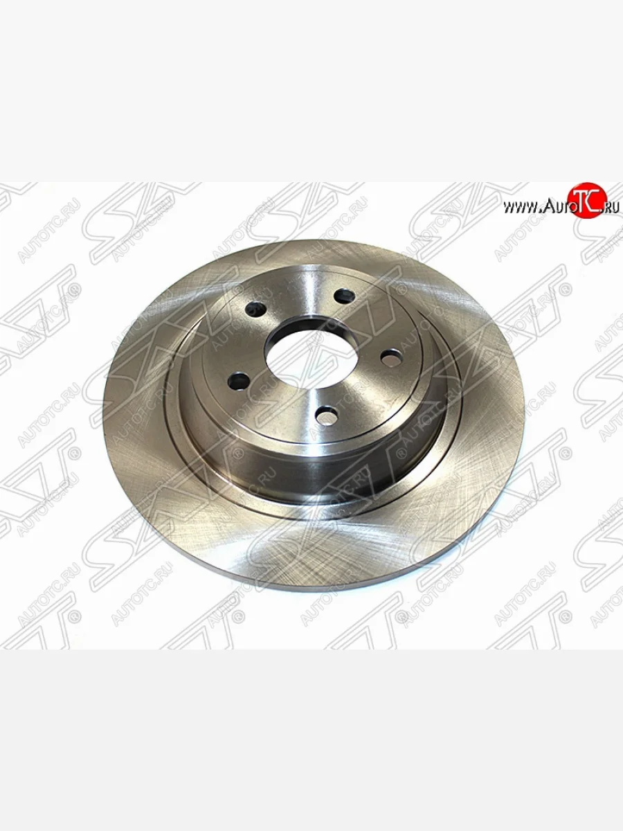 Задний тормозной диск SAT (не вентилируемый, 302 мм) Ford Mondeo MK5 CD391 дорестайлинг седан (2014-2018)  в Самаре Самарской области