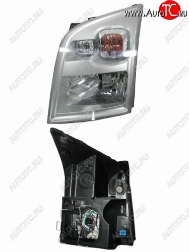 Левая фара SAT (c электрокорректором) Ford Transit цельнометаллический фургон (2006-2014)
