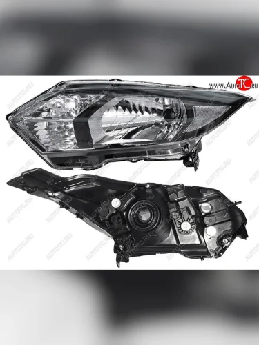 Левая фара SAT (галоген) Honda Vezel  RU3, RU4, RU1, RU2 (2013-2018) дорестайлинг