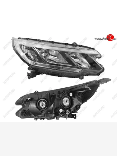 Правая фара SAT Honda CR-V RM1,RM3,RM4 рестайлинг (2014-2018)