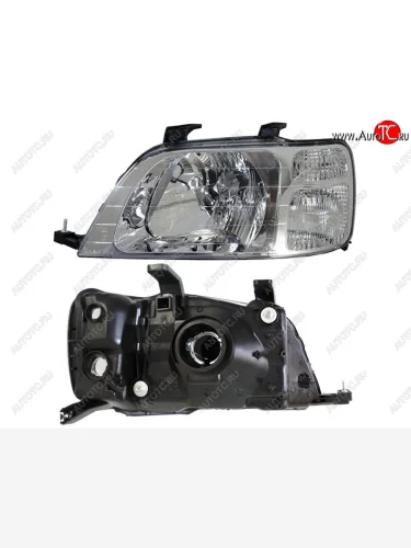 Левая передняя фара SAT (евросвет) Honda CR-V RD1,RD2,RD3  дорестайлинг (1995-1998)