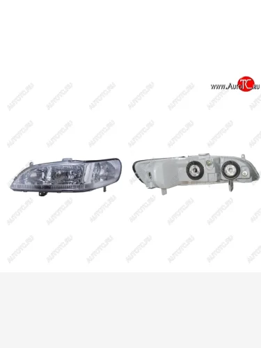 Левая фара SAT (сингапурец, Евросвет) Honda Accord 6 CF седан дорестайлинг (1997-2000)