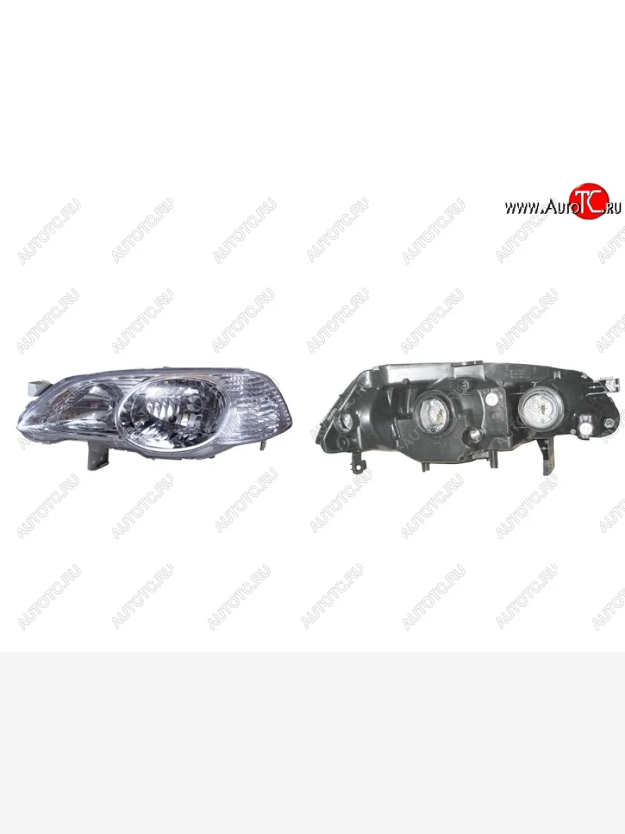 Левая передняя фара SAT (хром, Евросвет)  Honda Odyssey (1999-2003) 2  в Самаре Самарской области