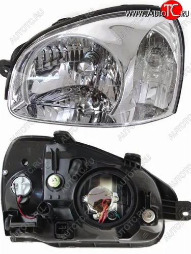 Левая фара SAT Hyundai Santa Fe SM (2000-2012)
