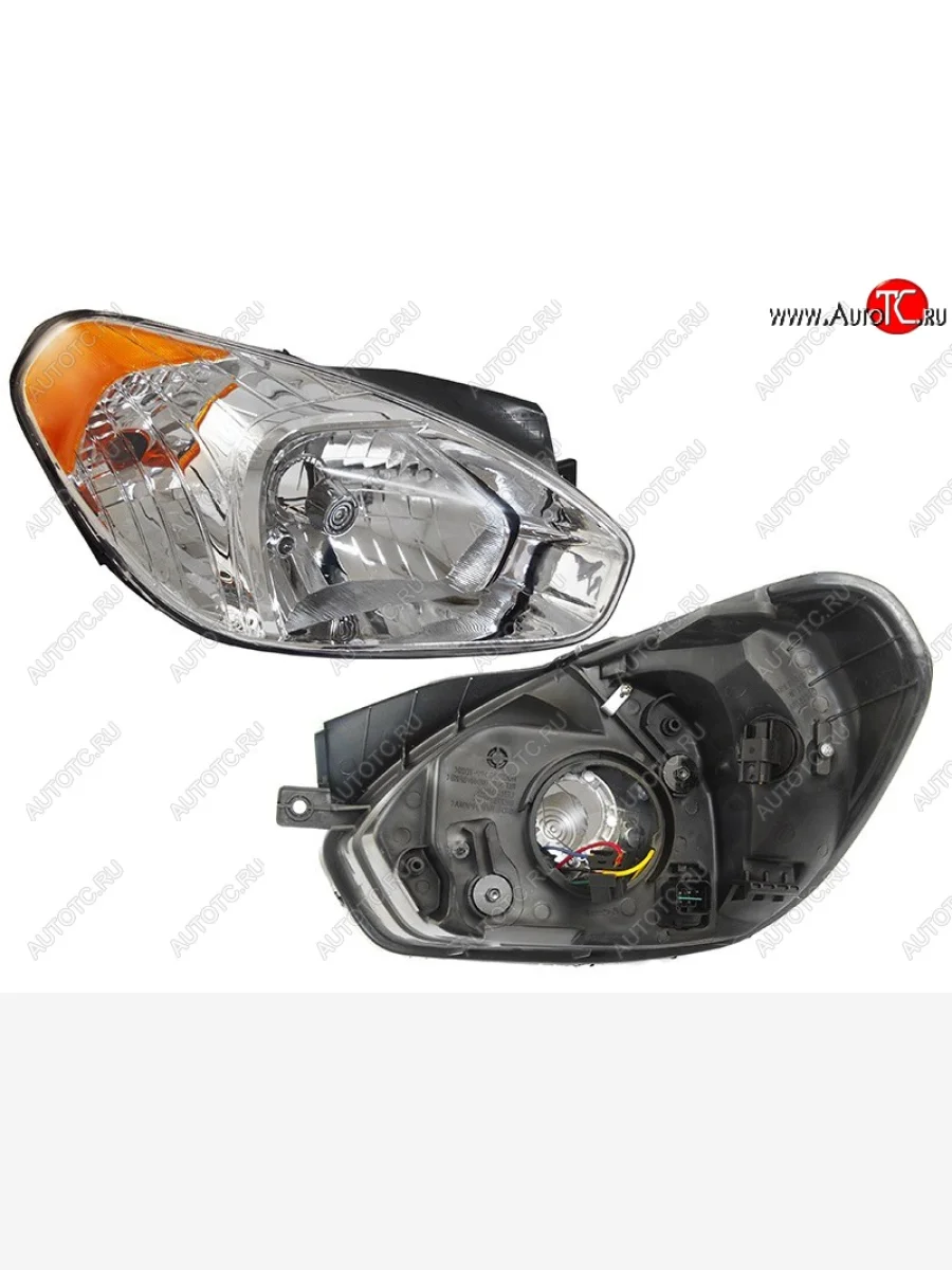 Правая фара SAT Hyundai Accent 3 MC хэтчбек (2005-2011)  в Керчи Республика Крым