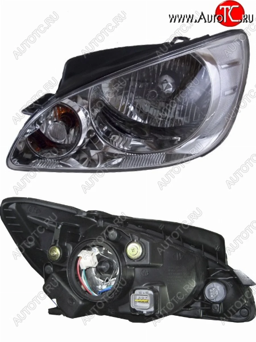 Левая передняя фара SAT Hyundai Getz TB хэтчбэк 5 дв. рестайлинг (2005-2010)  в Перми Пермском крае