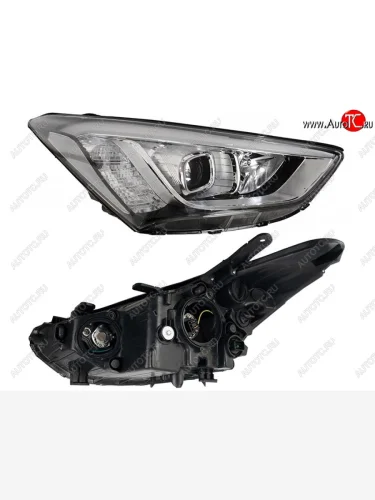 Правая фара SAT Hyundai Santa Fe DM дорестайлинг (2012-2016)