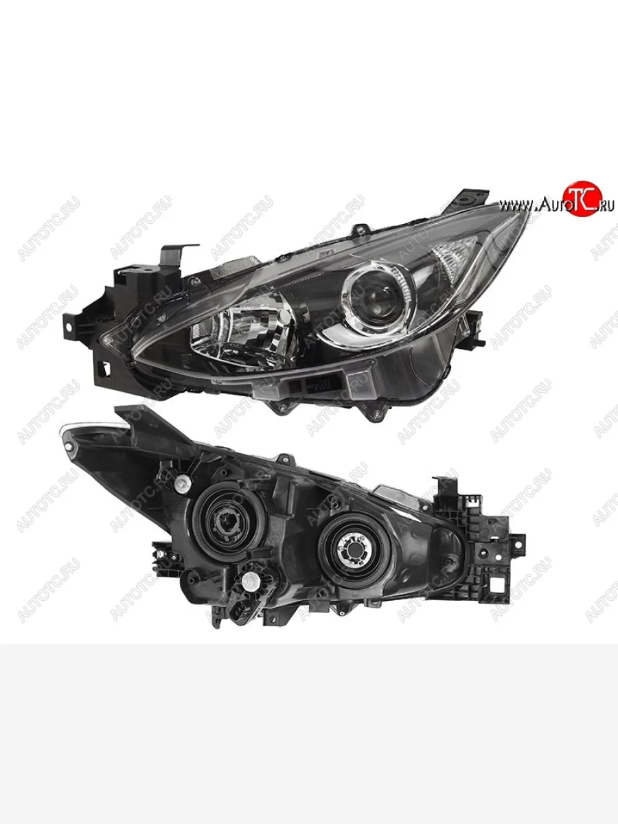 Левая передняя фара SAT (Евросвет) Mazda 3/Axela BM дорестайлинг, хэтчбэк (2013-2016)  в Керчи Республика Крым
