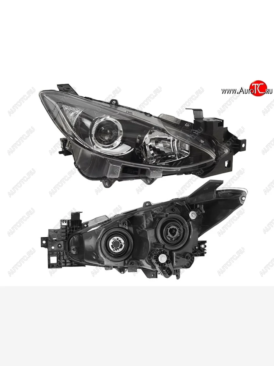 Правая передняя фара SAT (Евросвет) Mazda 3/Axela BM дорестайлинг, хэтчбэк (2013-2016)  в Керчи Республика Крым