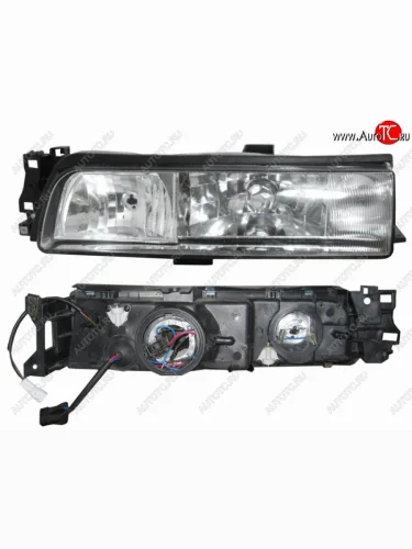 Левая фара (хрусталь) SAT Mazda 626  GD (1987-1992) седан