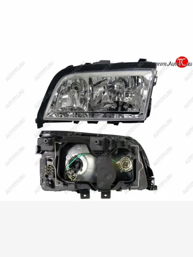 Левая фара SAT (хрусталь) Mercedes-Benz C-Class S202 дорестайлинг универсал (1992-1997)