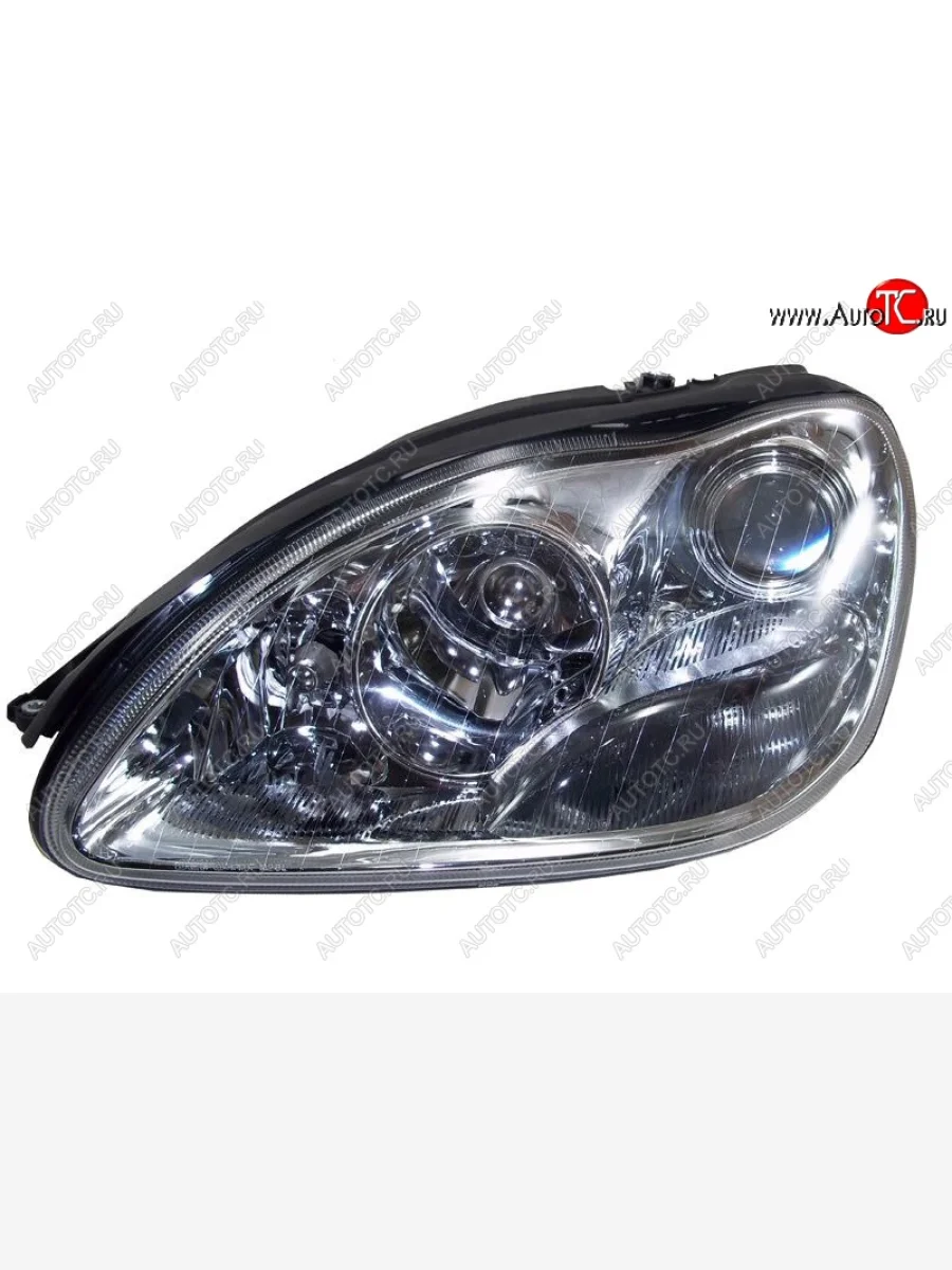 Левая фара (рестайлинг) SAT  Mercedes-Benz S class (1998-2005) W220  в Самаре Самарской области