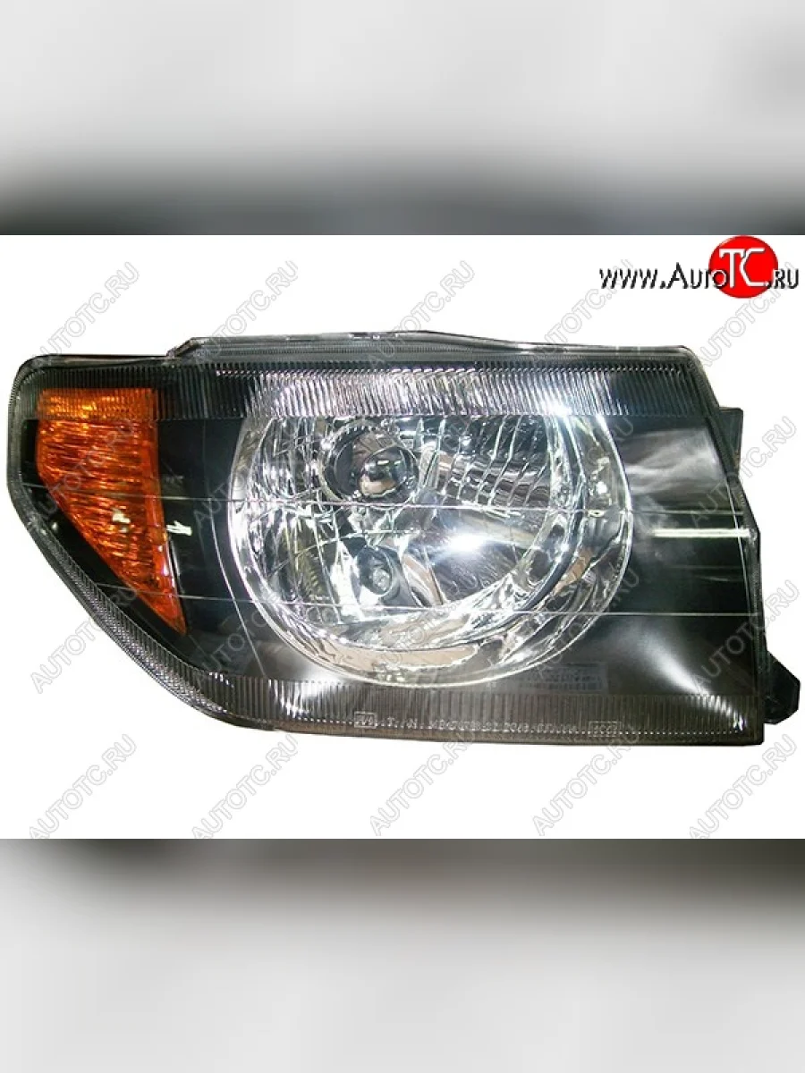 Правая фара (чёрная) SAT Mitsubishi Pajero iO (1998-2007)  в Перми Пермском крае