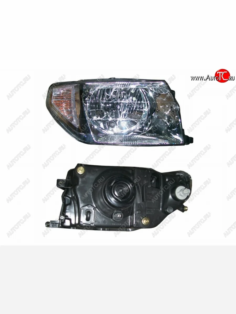 Правая фара (хром) SAT Mitsubishi Pajero iO (1998-2007)  в Перми Пермском крае