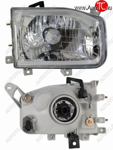 Правая фара SAT (Евросвет) Nissan Terrano2 R50 рестайлинг (1999-2002)