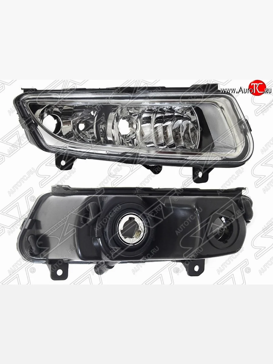Правая противотуманная фара SAT (под 2-е лампы) Volkswagen Polo Mk5 6R,6C,61 (2009-2015) седан дорестайлинг, хэтчбек 5 дв. дорестайлинг с доставкой в г. Кемерово