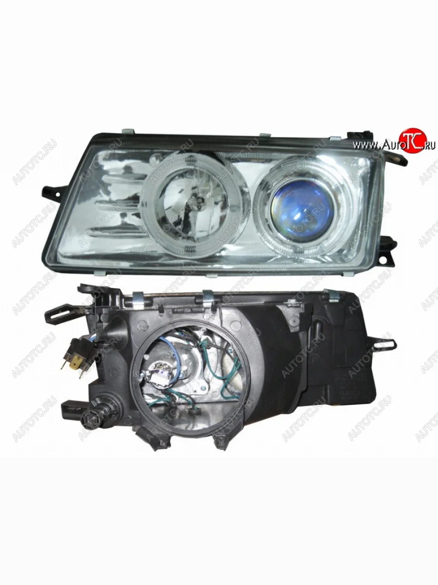 Левая фара (хрусталь) SAT Opel Vectra A седан рестайлинг (1992-1995)  в Перми Пермском крае