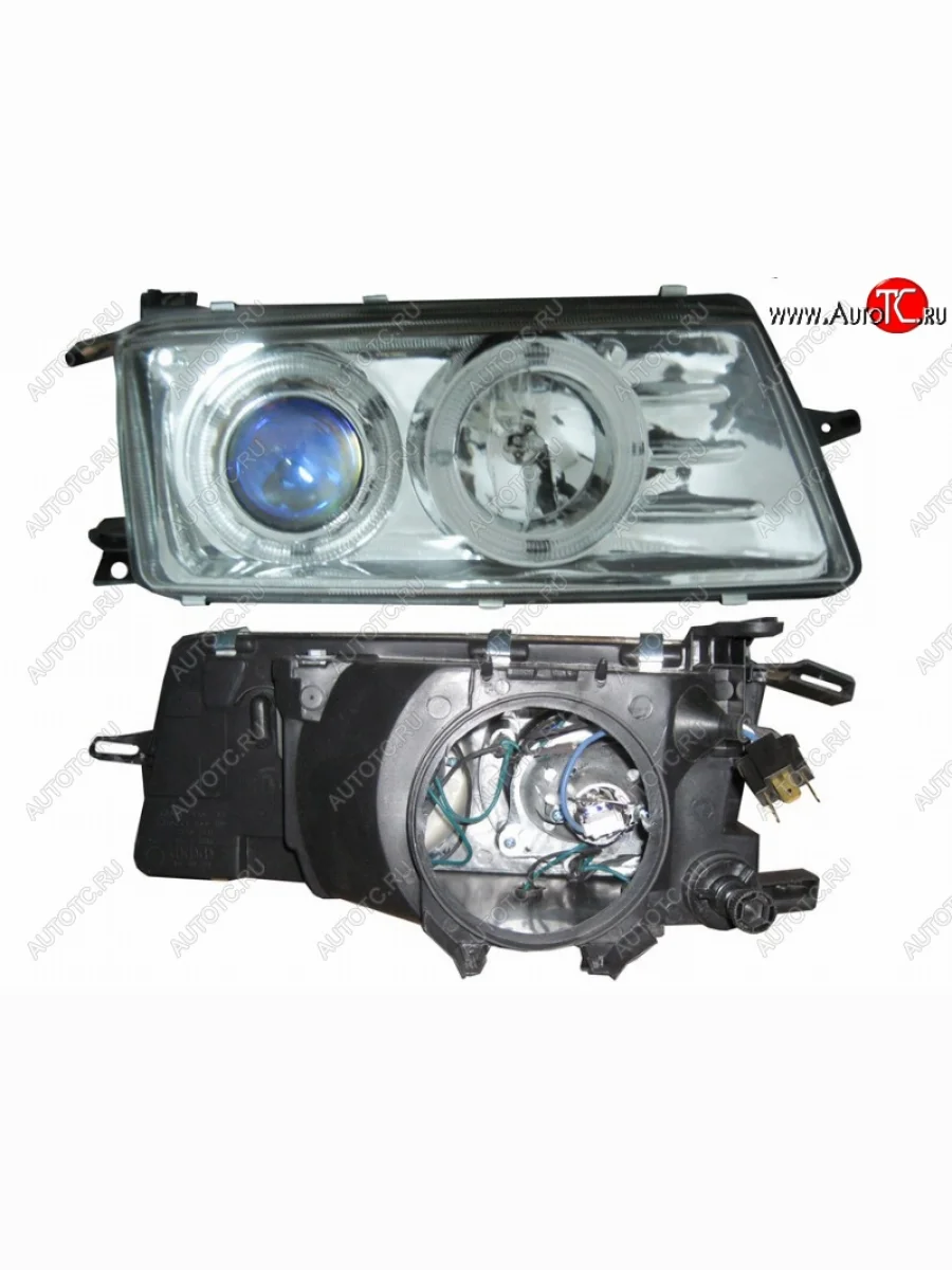 Правая фара (хрусталь) SAT Opel Vectra A седан рестайлинг (1992-1995)  в Перми Пермском крае