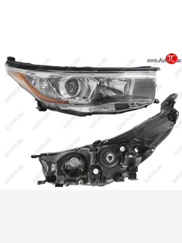 Правая фара SAT Toyota Highlander XU50 дорестайлинг (2013-2017)