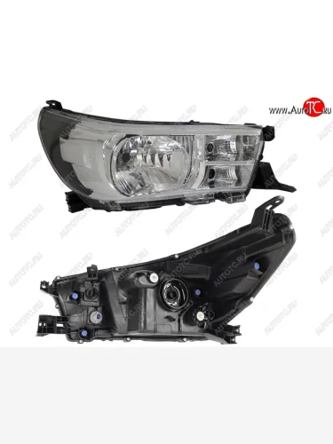 Правая фара SAT Toyota Hilux AN120 дорестайлинг (2016-2020)